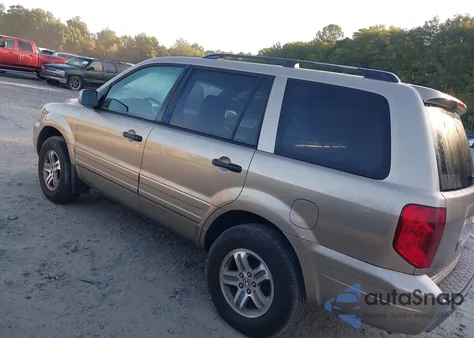 2005 Honda Pilot Ex-L from USA, damaged, VIN 5FNYF18505B040692